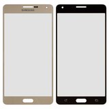 Стекло корпуса для Samsung A700F Galaxy A7, A700H Galaxy A7, золотистое