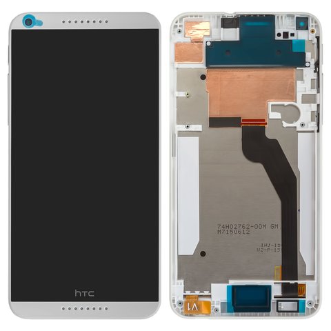 Дисплей для HTC Desire 816G, Desire 816H, білий, з чорним шлейфом