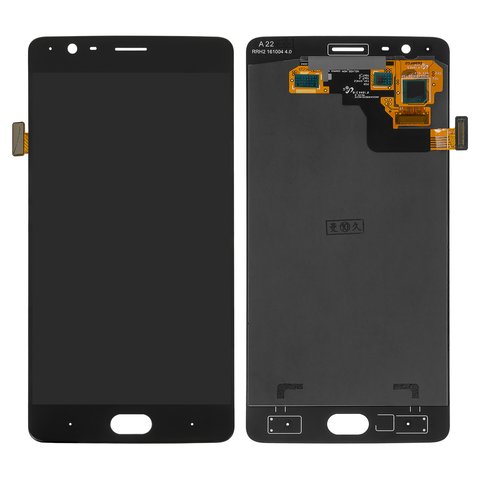 Дисплей для OnePlus 3T A3010, черный, Original PRC 