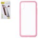 Чехол Baseus для iPhone XR, розовый, прозрачный, пластик, #WIAPIPH61-YS04
