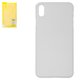 Чехол Baseus для iPhone XS Max, бесцветный, прозрачный, матовый, Ultra Slim, пластик, #WIAPIPH65-E02