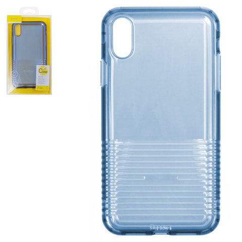 Чехол Baseus для iPhone XR, черный, с фактурой, с переливом, защитный, силикон, #WIAPIPH61 XC01