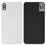 Задня панель корпуса для iPhone XS, біла, із склом камери, small hole