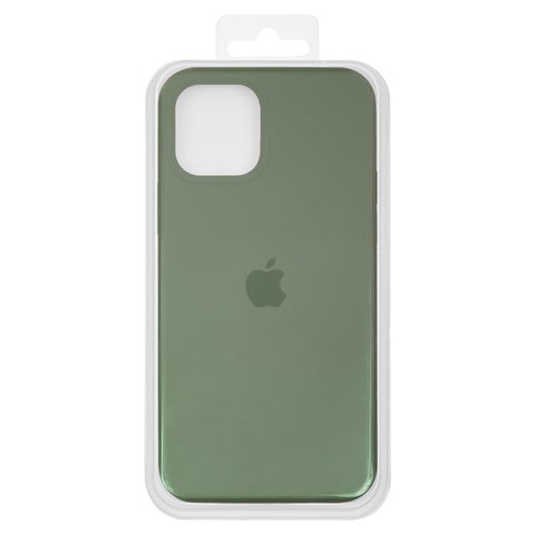 Чехол для Apple iPhone 12, iPhone 12 Pro, зеленый, Original Soft Case, силикон, pine green 55 