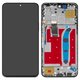 Дисплей для Huawei Honor X8, черный, с рамкой, Оригинал (переклеено стекло), TFY-LX1/TFY-LX2/TFY-LX3