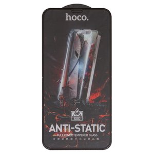 Защитное стекло Hoco G10 для Apple iPhone 11 Pro, iPhone X, iPhone XS, Full Glue, Anti Static, без упаковки , черный, cлой клея нанесен по всей поверхности