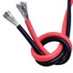 Провід в силіконовій ізоляції 4AWG, 25 мм², 1 м, чорний, UL3135