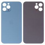 Задняя панель корпуса для iPhone 12 Pro, синяя, не нужно снимать стекло камеры, Original (PRC), big hole