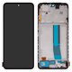 Дисплей для Xiaomi Redmi Note 12S, черный, с рамкой, High Copy, (OLED)