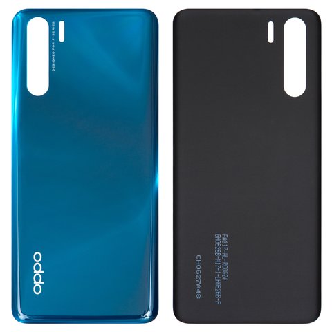 Задня панель корпуса для Oppo A91, синя, brazil blue