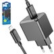 Сетевое зарядное устройство Hoco CS11A, черный, с micro-USB кабелем тип-В, 1 порт, #6942007603584