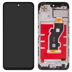 Дисплей для ZTE Blade V70, Nubia V70, чорний, з рамкою, High Copy, 15 3260A 14821 51