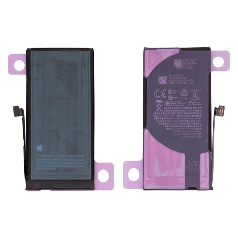 Акумулятор для iPhone 13 mini, Li ion, 3,88 B, 2406 мАг, збільшена ємність, без помилки, A2660 