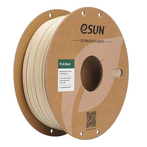 Філамент для 3D принтера eSUN PLA Basic Bone White, 1 кг