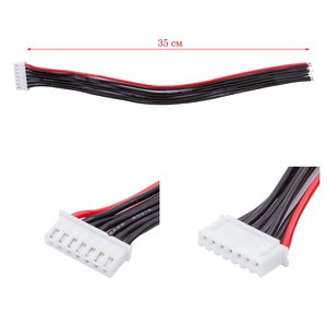Балансировочный кабель 6S, для аккумуляторов, 35 см, JST XH, 22AWG
