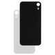 Housing Back Cover compatible with iPhone XR, (white, need to remove the camera glass, small hole)