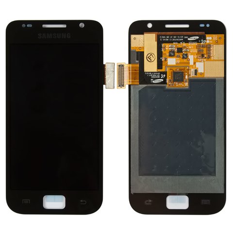 Дисплей для Samsung I9000 Galaxy S, I9001 Galaxy S Plus, черный, без рамки, Оригинал переклеено стекло 