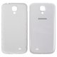 Battery Back Cover compatible with Samsung I9500 Galaxy S4, I9505 Galaxy S4, (white)