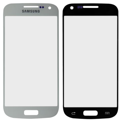 Housing Glass compatible with Samsung I9190 Galaxy S4 mini, I9192 Galaxy S4 Mini Duos, I9195 Galaxy S4 mini, white 