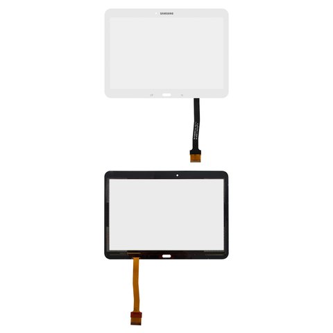 Touchscreen compatible with Samsung T530 Galaxy Tab 4 10.1, T531 Galaxy Tab 4 10.1 3G, T535 Galaxy Tab 4 10.1 3G, High Copy, white 