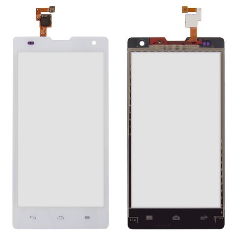 Touchscreen compatible with Huawei Honor 3C H30 U10, white 