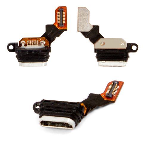 Cable flex puede usarse con Sony E2303 Xperia M4 Aqua LTE, E2306 Xperia M4 Aqua, E2312 Xperia M4 Aqua Dual, E2333 Xperia M4 Aqua Dual, del conector de carga, con componentes