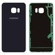 Panel trasero de carcasa puede usarse con Samsung G928 Galaxy S6 EDGE Plus, azul, 2.5D, Original (PRC)