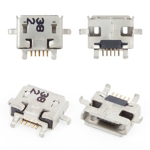 Conector de carga puede usarse con celulares, 5 pin, tipo 12, micro USB tipo B