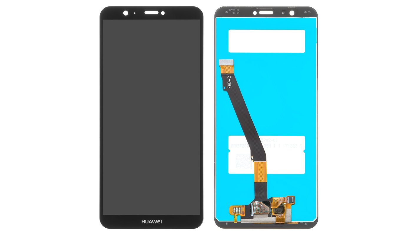 Дисплей для Huawei Enjoy 7s, P Smart, черный, логотип Huawei, без рамки,  High Copy, FIG-L31/FIG-LX1 - All Spares