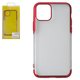 Case Baseus compatible with iPhone 11 Pro Max, (red, transparent, silicone) #ARAPIPH65S-MD09