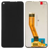Pantalla LCD puede usarse con Samsung A115 Galaxy A11, M115 Galaxy M11, negro, sin marco, original (vidrio reemplazado)