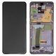 Pantalla LCD puede usarse con Samsung G988 Galaxy S20 Ultra, gris, con marco, Original (PRC), cosmic grey