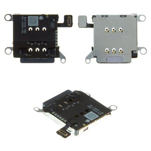 Коннектор SIM карты для iPhone 12, iPhone 12 Pro, со шлейфом