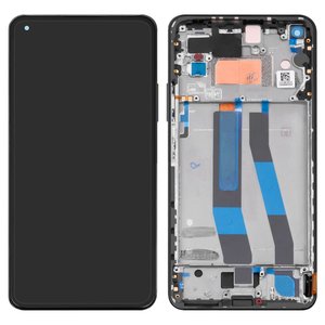 Pantalla LCD puede usarse con Xiaomi Mi 11 Lite, Mi 11 Lite 5G, negro, con marco, High Copy, OLED , #WM6556Z21 1