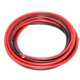 Wire In Silicone Insulation 2x14AWG, (2 мм², 1 m, red, black, UL3135)