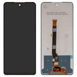 LCD compatible with Tecno Spark 20 Pro (KJ6), (black, without frame, Original (PRC))