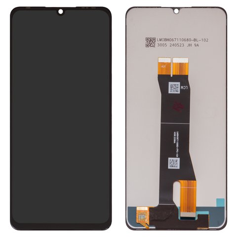 Дисплей для ZTE Blade V50 Vita, черный, без рамки, Оригинал переклеено стекло , LMBH067110680