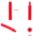 Heat Shrink Tube, (1 m, 6.4 mm, red, with glue)