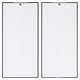 Housing Glass G+OCA PRO compatible with Samsung S928 Galaxy S24 Ultra, (with OCA film, black)