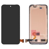 LCD compatible with Google Pixel 9 Pro XL, (black, with frame, Original (PRC), GGX8B, GZC4K, GQ57S)