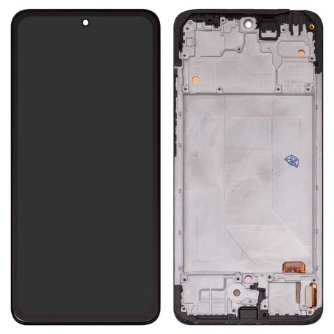 LCD compatible with Xiaomi Redmi Note 14 4G, black, with frame, High Copy, 161.5mm, OLED , 24117RN76E, EU version 