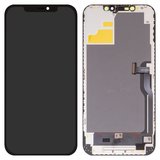 Дисплей для iPhone 12 Pro Max, черный, с рамкой, HC, без ошибки, (OLED), DD-OLED OEM soft, diagnosable