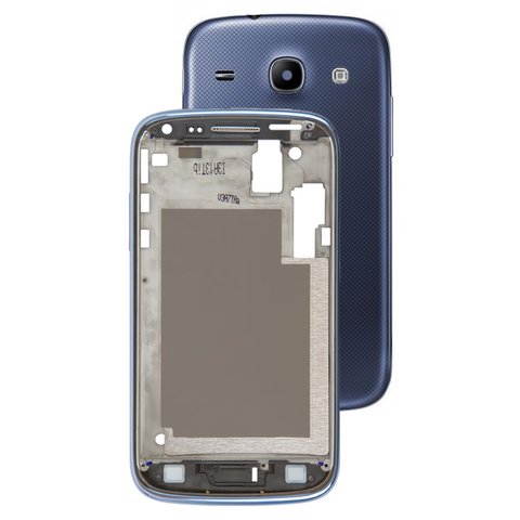 Housing compatible with Samsung I8260 Galaxy Core, I8262 Galaxy Core, dark blue 