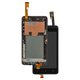 LCD compatible with HTC Desire 400 Dual Sim, T528w One SU, (black, with frame)
