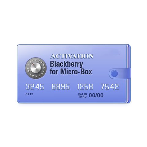 Blackberry Activation for Micro Box