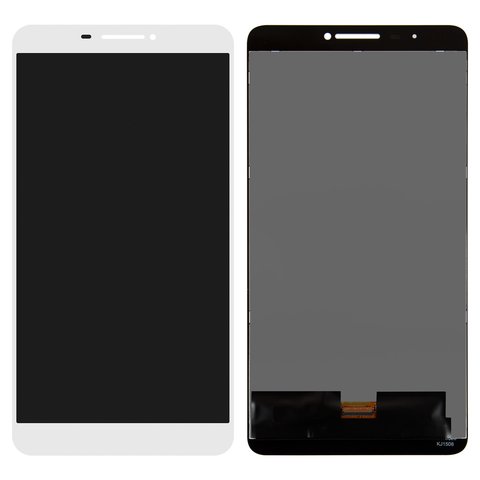 LCD compatible with Lenovo Phab PB1 750M LTE, white, without frame 