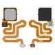 Flat Cable compatible with Huawei P9, (for fingerprint recognition (Touch ID), silver, mystic silver)