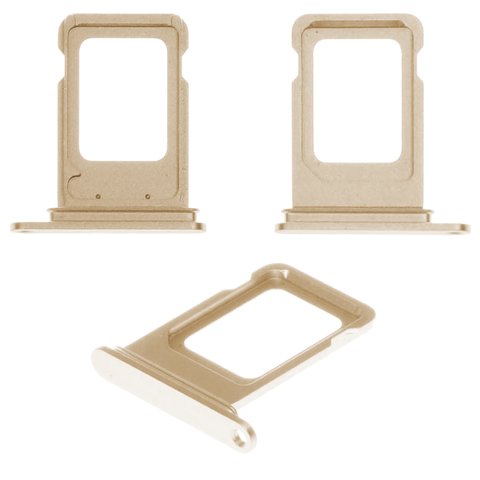 SIM Card Holder compatible with iPhone 12, white, single SIM