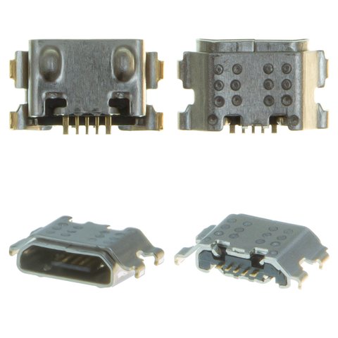 Charge Connector compatible with Xiaomi Redmi 9A; Samsung A015 Galaxy A01, 5 pin, micro USB type B 