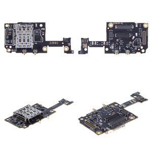 SIM Card Connector compatible with Xiaomi 12 Pro, with flat cable 